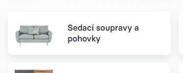 Sedací soupravy a pohovky