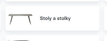 Stoly a stolky