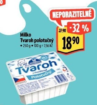 Milko Tvaroh polotučný
