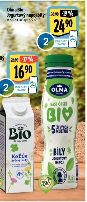 Olma Bio Jogurtový nápoj bílý