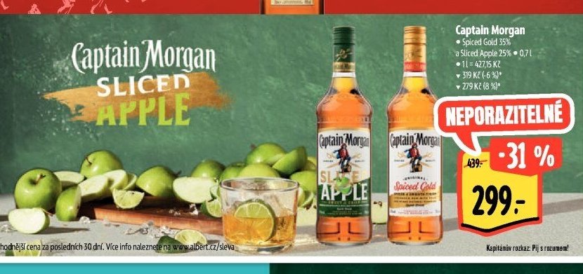 Captain Morgan Sliced Apple / Spiced Gold