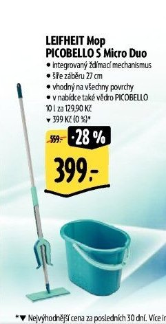 LEIFHEIT Mop PICOBELLO S Micro Duo