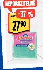 Spontex 3 Antifungi houbové utěrky