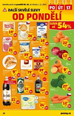 akční leták Penny Market 26.10.2023-1.11.2023