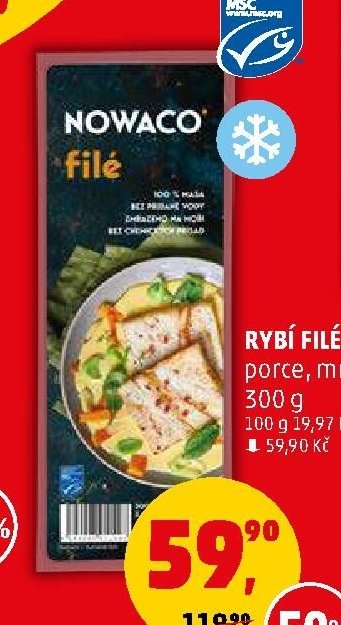Rybí filé Nowaco