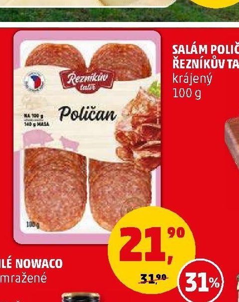 Šalám Poličan Řezníkův talíř