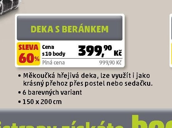 Deka s beránkem