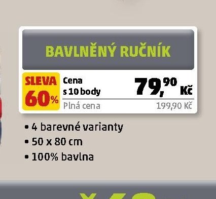 Bavlněný ručník