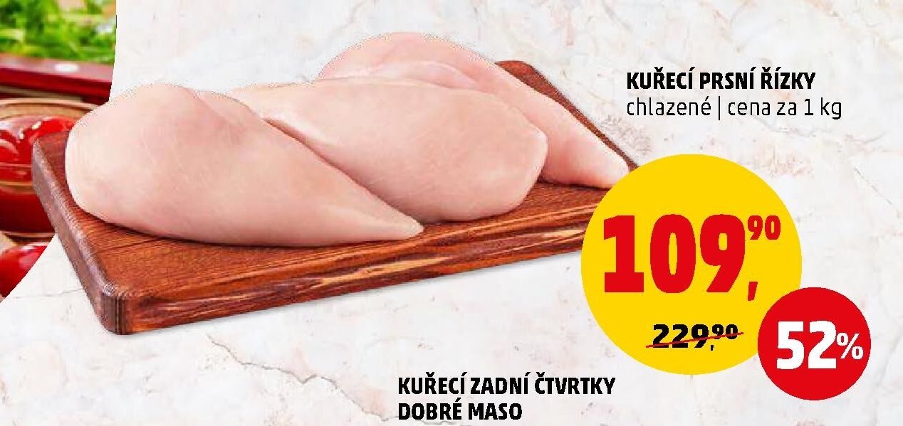 KUŘECÍ PRSNÍ ŘÍZKY