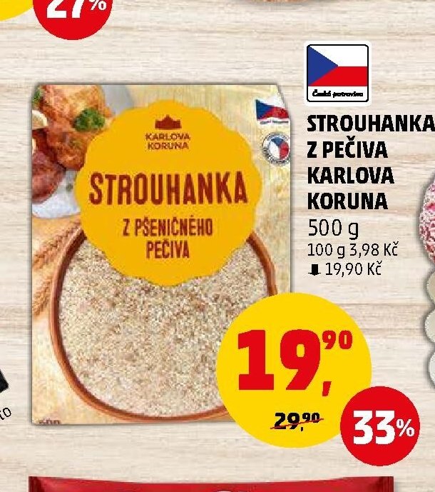 STROUHANKA Z PEČIVA KARLOVA KORUNA