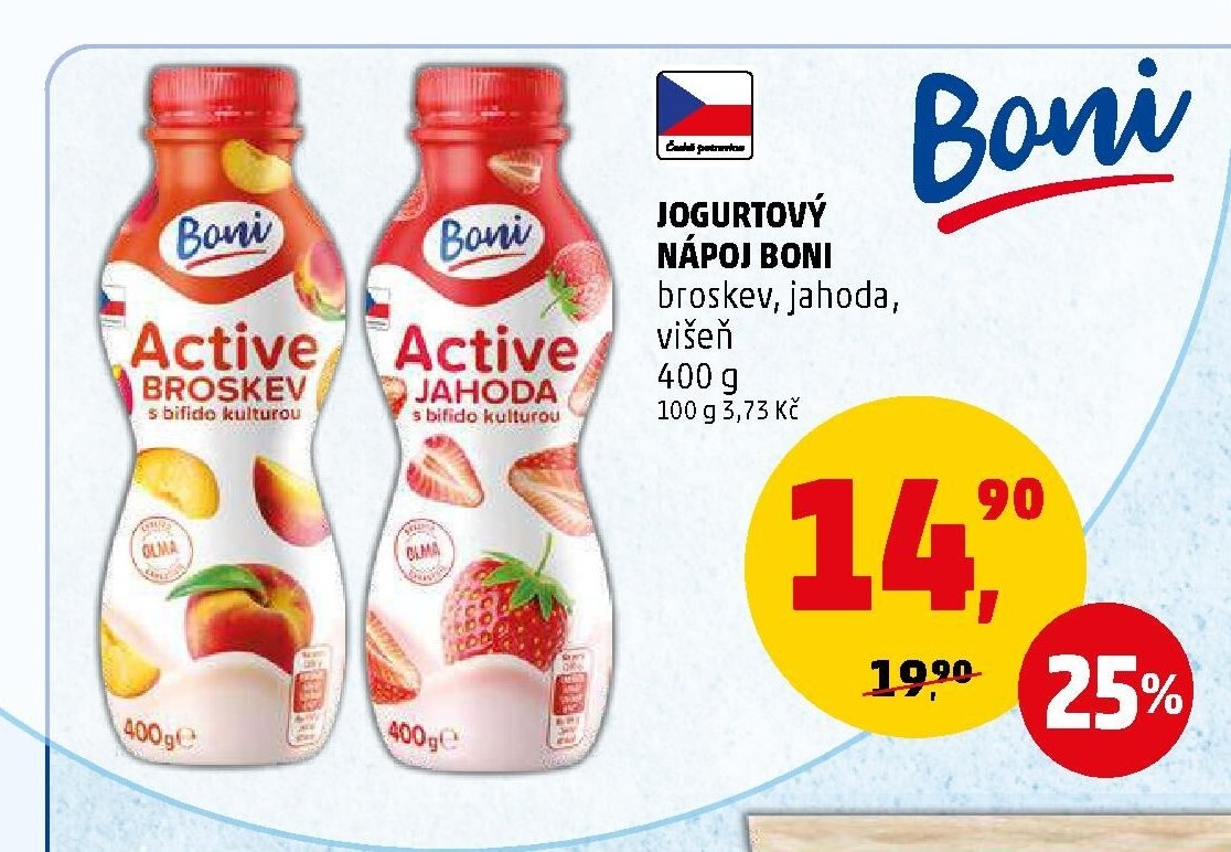 Jogurtový nápoj Boni