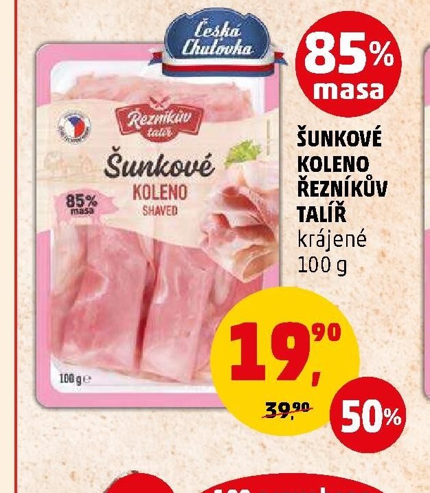 Šunkové koleno Řezníkův talíř