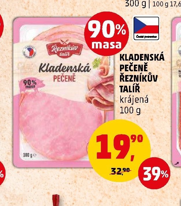 Kladenská pečeně Řezníkův talíř