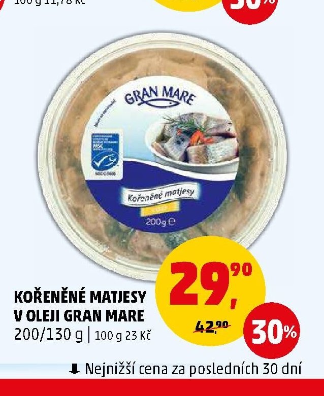 Kořeněné matjesy v oleji Gran Mare