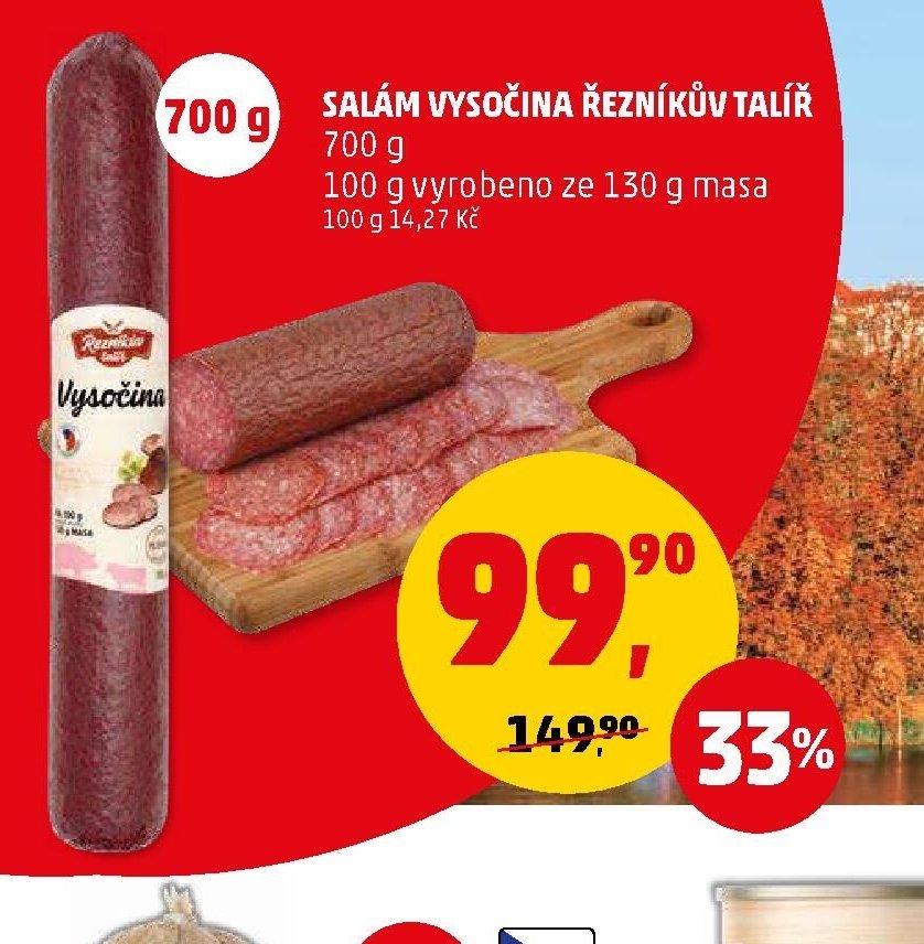 SALÁM VYSOČINA ŘEZNÍKŮV TALÍŘ