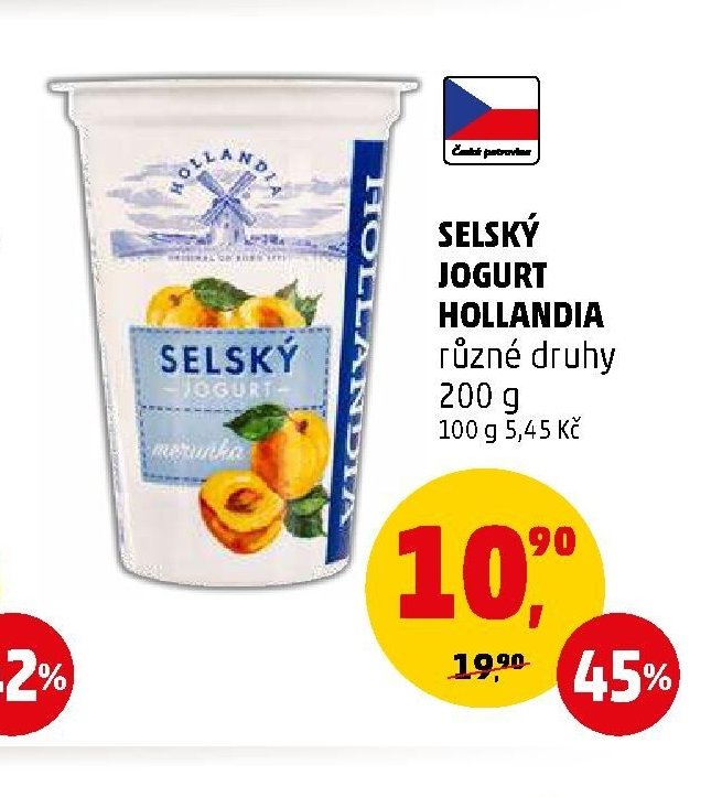 SELSKÝ JOGURT HOLLANDIA