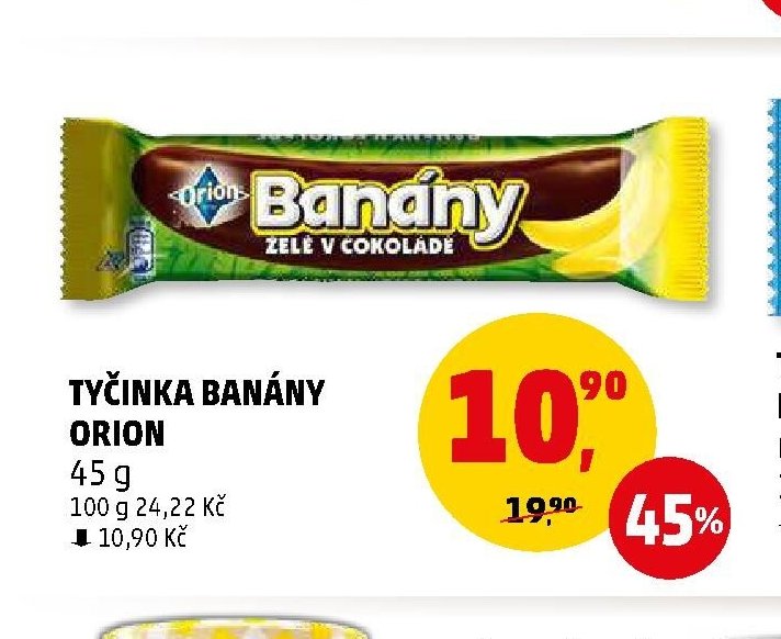 TYČINKA BANÁNY ORION