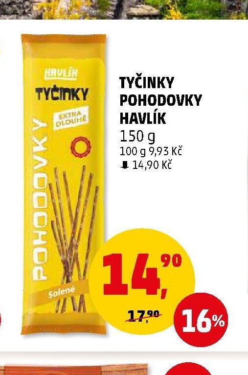 TYČINKY POHODOVKY HAVLÍK