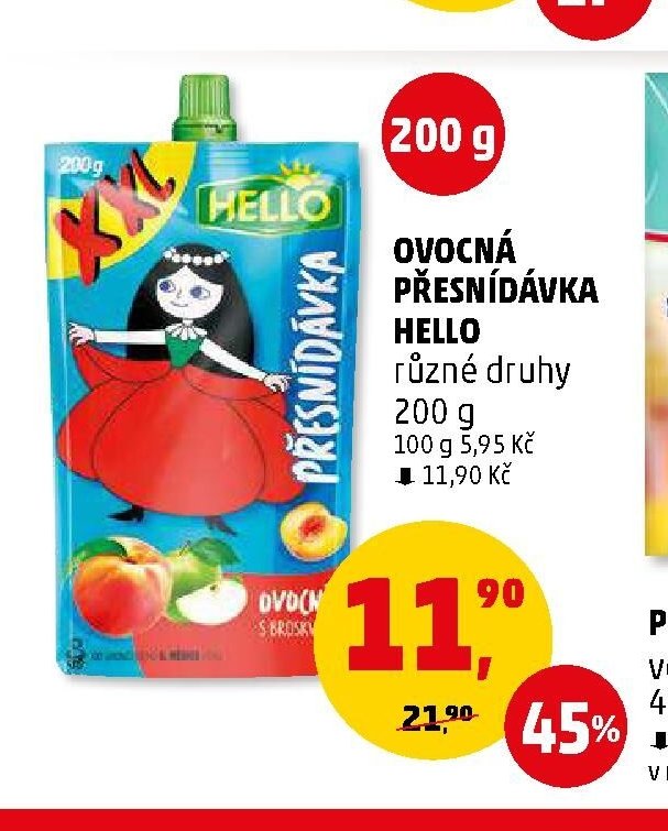 OVOCNÁ PŘESNÍDÁVKA HELLO