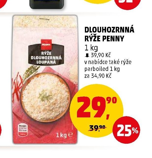 Dlouhozrnná rýže Penny