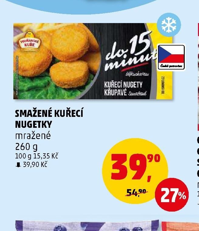 SMAŽENÉ KUŘECÍ NUGETKY