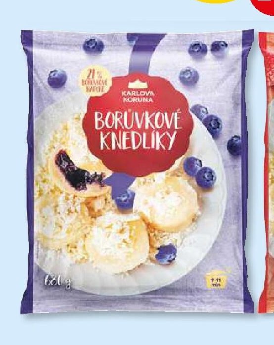 KNEDLÍKY KARLOVA KORUNA borůvkové