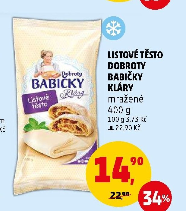 LISTOVÉ TĚSTO DOBROTY BABIČKY KLÁRY
