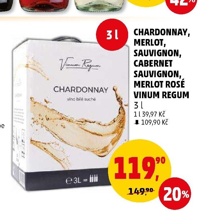 CHARDONNAY, MERLOT, SAUVIGNON, CABERNET SAUVIGNON, MERLOT ROSÉ VINUM REGUM