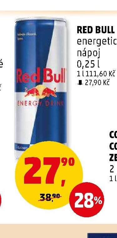 Red Bull energetický nápoj