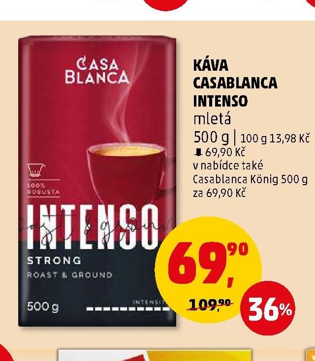Káva Casablanca Intenso mletá