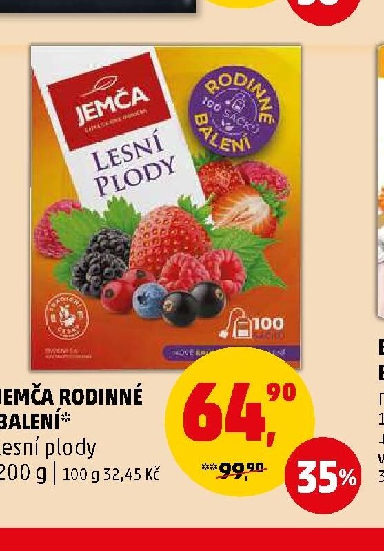 Jemča Rodinné balení lesní plody