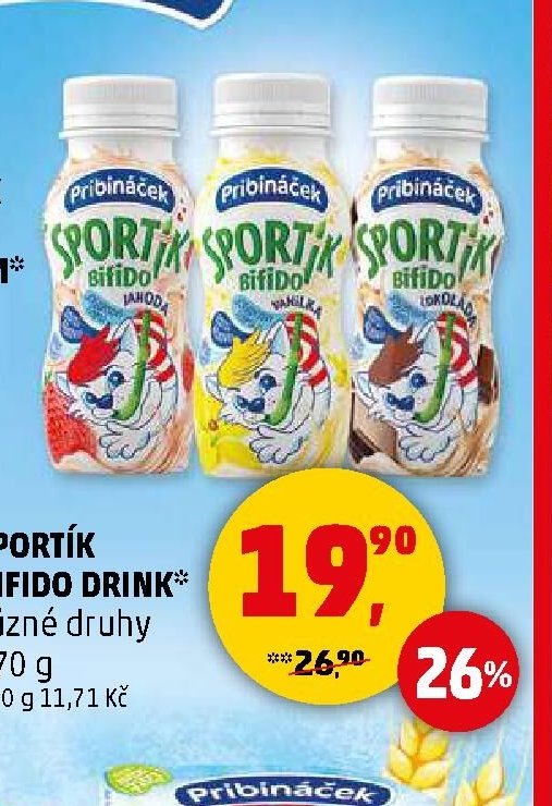 Sportík Bifido drink