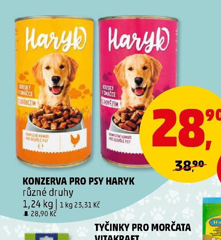 KONZERVA PRO PSY HARYK různé druhy