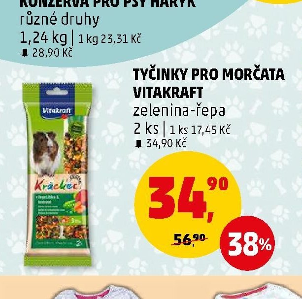 TYČINKY PRO MORČATA VITAKRAFT zelenina-řepa