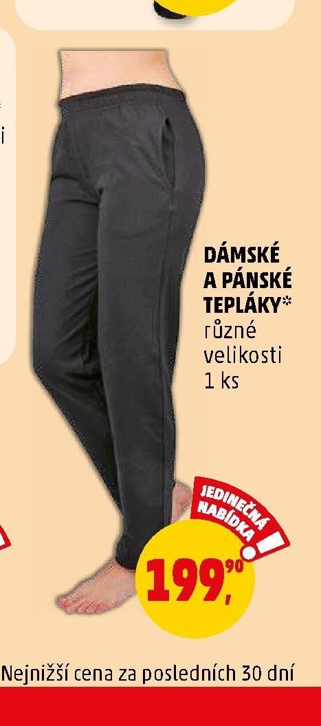 DÁMSKÉ A PÁNSKÉ TEPLÁKY různé velikosti