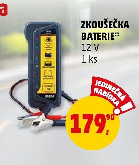 ZKOUŠEČKA BATERIE 12 V