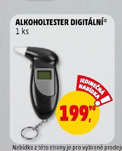 ALKOHOLTESTER DIGITÁLNÍ