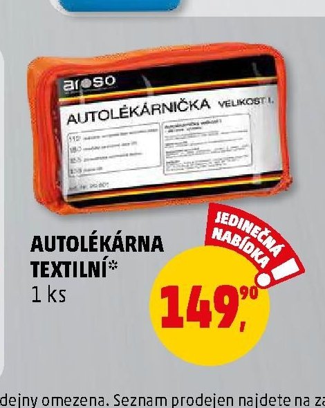 AUTOLÉKÁRNA TEXTILNÍ