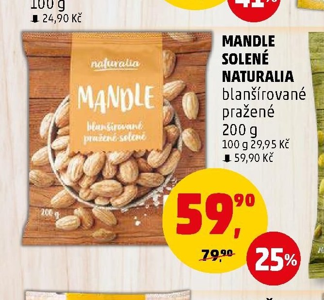 Mandle solené Naturalia
