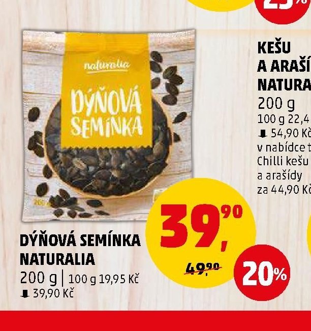 Dýňová semínka Naturalia