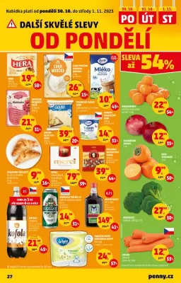 akční leták Penny Market 26.10.2023-1.11.2023