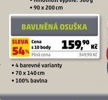 BAVLNĚNÁ OSUŠKA