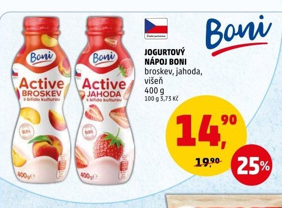 Jogurtový nápoj Boni