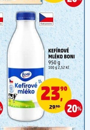 Kefírové mléko Boni