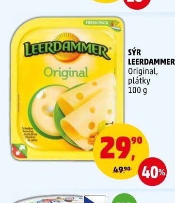 SÝR LEERDAMMER Original, plátky