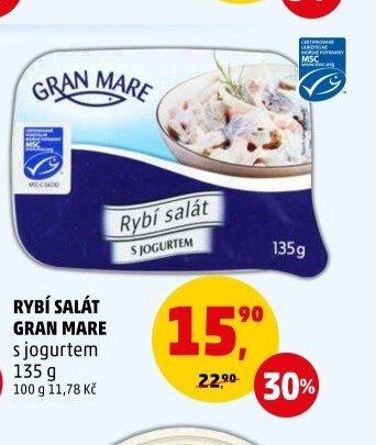 Rybí salát Gran Mare 135 g
