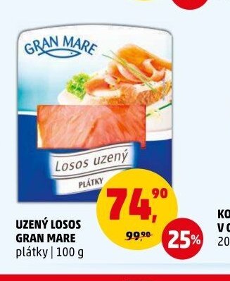 Uzený losos Gran Mare 100 g
