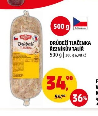 DRŮBEŽÍ TLAČENKA ŘEZNÍKŮV TALÍŘ