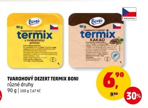 TVAROHOVÝ DEZERT TERMIX BONI