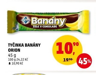 Tyčinka Banány Orion